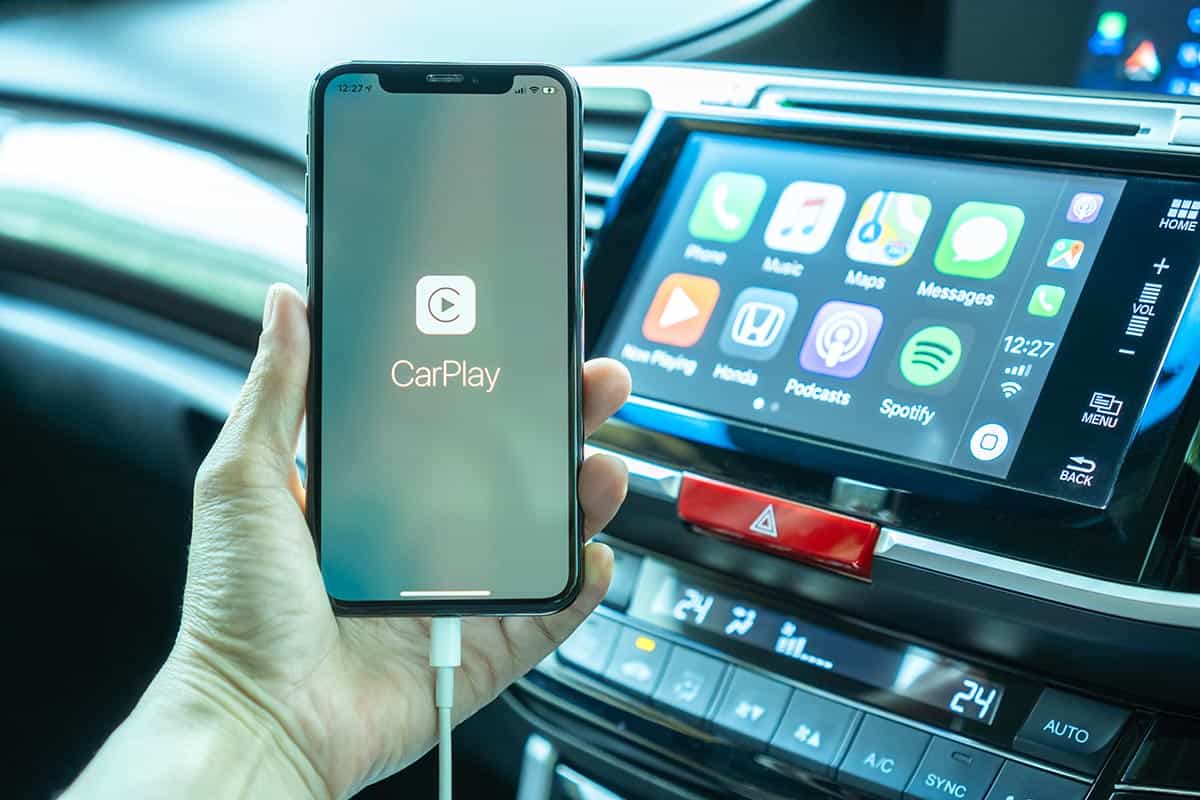 Apple CarPlay app on iPhone