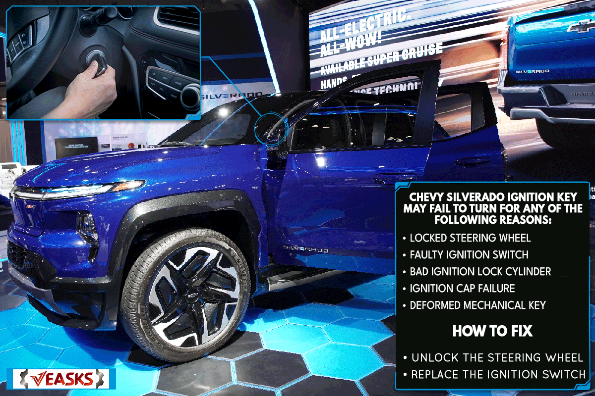 Chevrolet Silverado electric pickup truck at the New York Auto Show, Chevy Silverado Ignition Key Won't Turn - Why And What To Do?