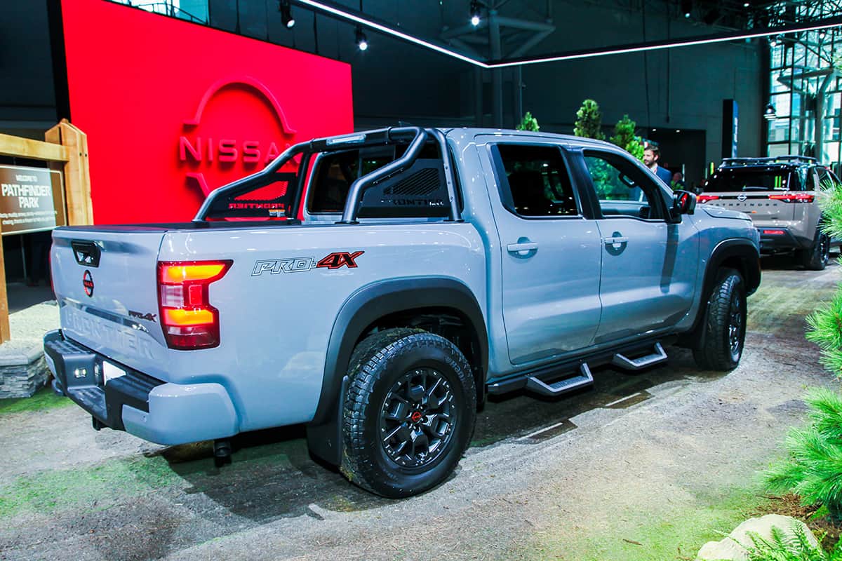 Nissan Frontier showing during NYIAS