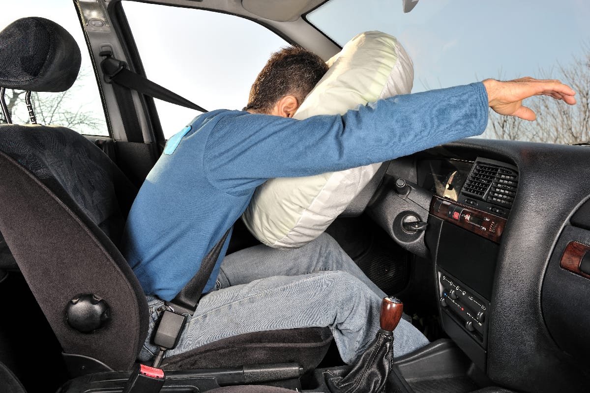 Protection system for car drivers accident