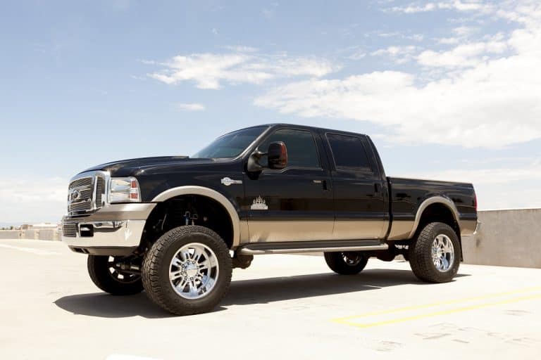 A parked Ford F250 truck, The F250 is a popular truck from Ford, Truck Sounds Like Crickets - What Could Be Wrong?