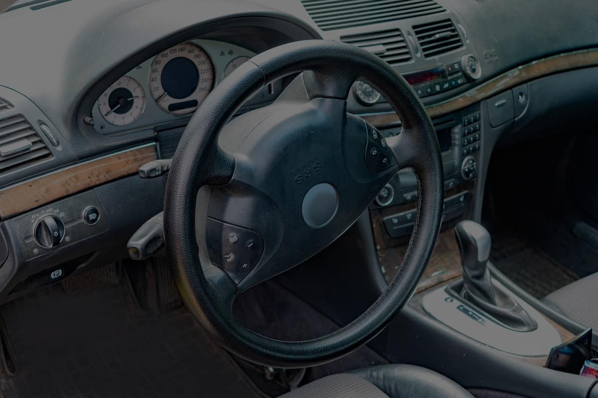 Bad Steering Angle Sensor - Fragments of the interior,steering wheel,trim,car seats