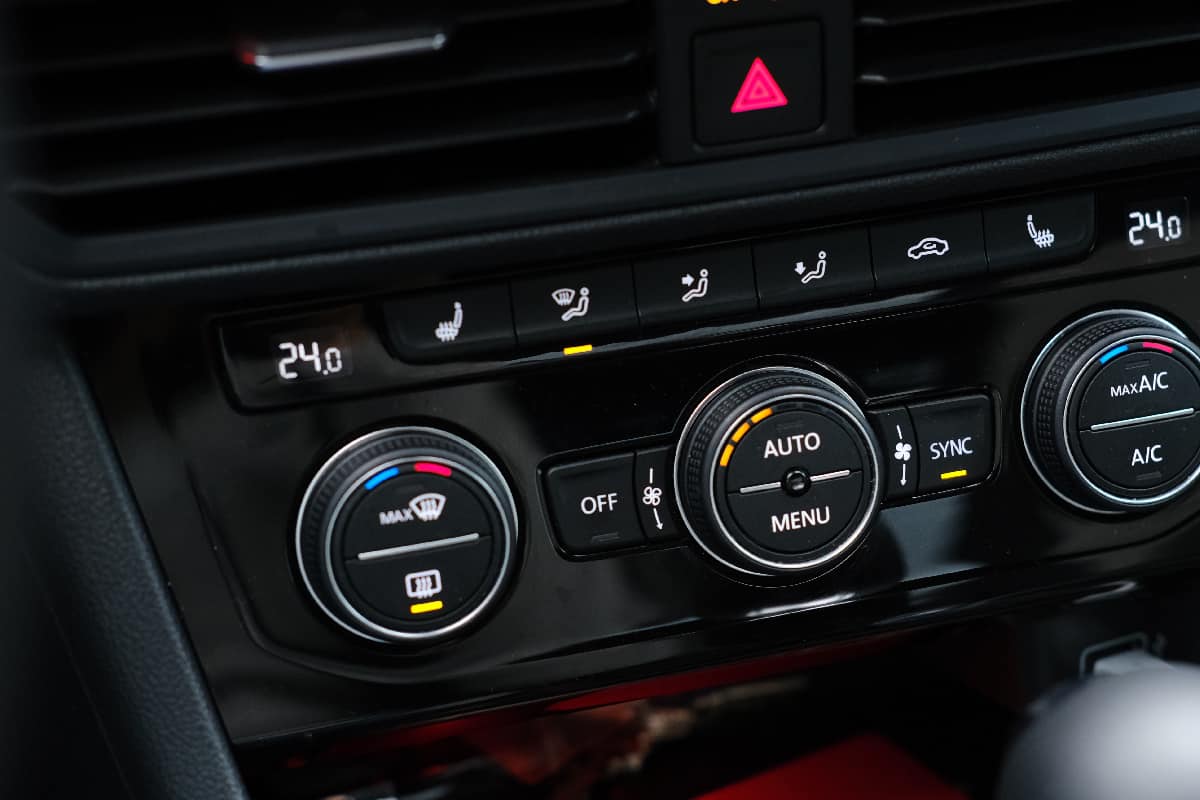 Car air conditioner and heater control