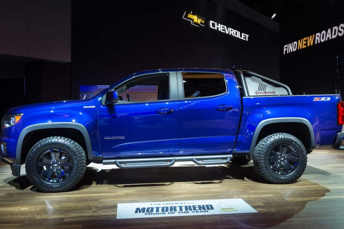Chevrolet Colorado Z71 at the North American International Auto Show (NAIAS), one of the most influential car shows in the world each year.