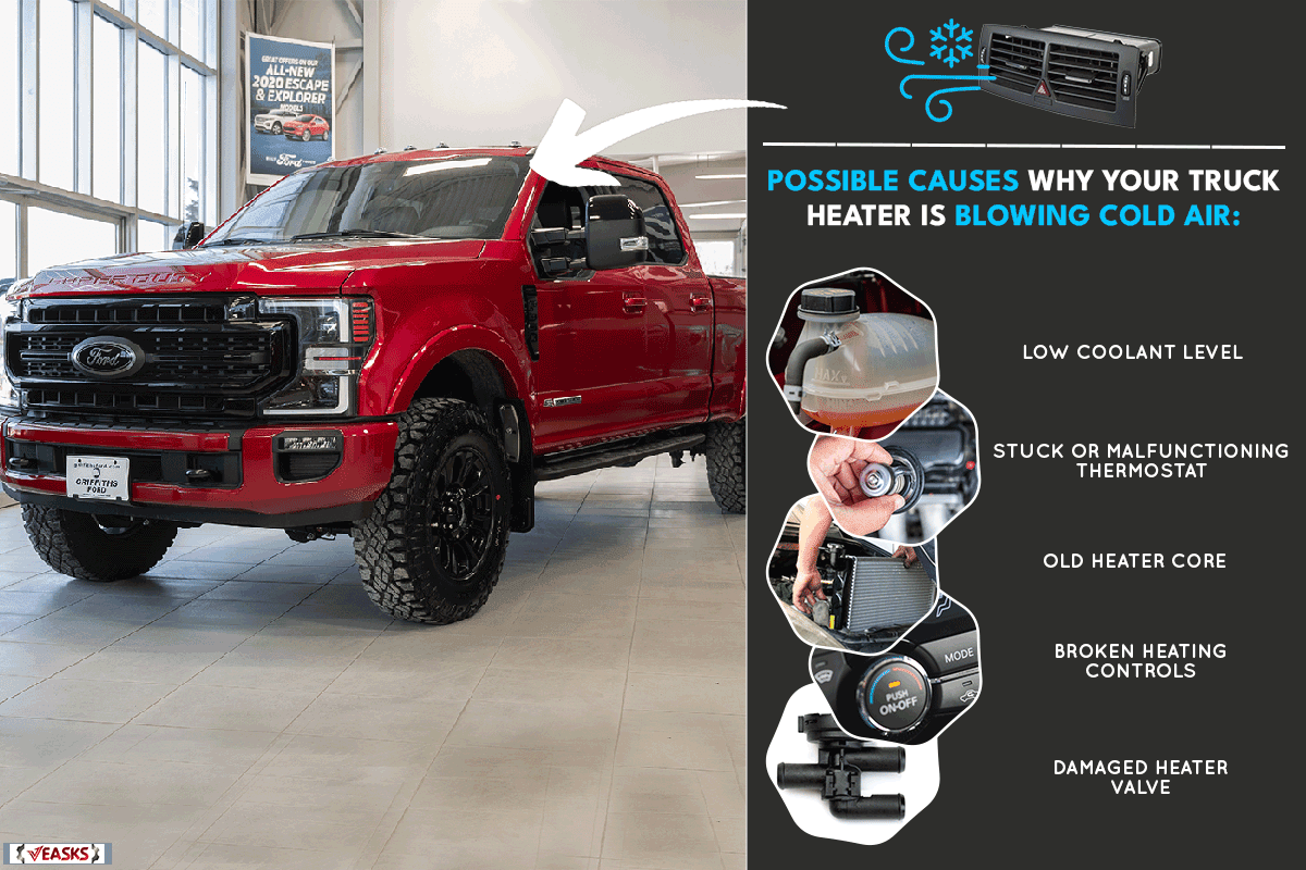 A ford F-350 Tremor In showroom, Diesel Truck Heater Blowing Cold Air - What Could Be Wrong?