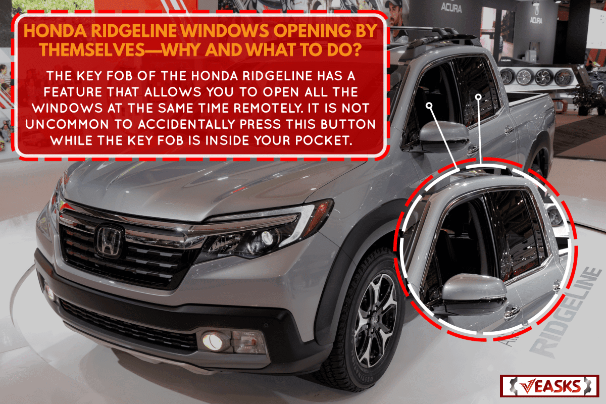 photo of a brand new silver metallic honda ridgeline on the car display, Honda Ridgeline Windows Opening By Themselves - Why And What To Do?