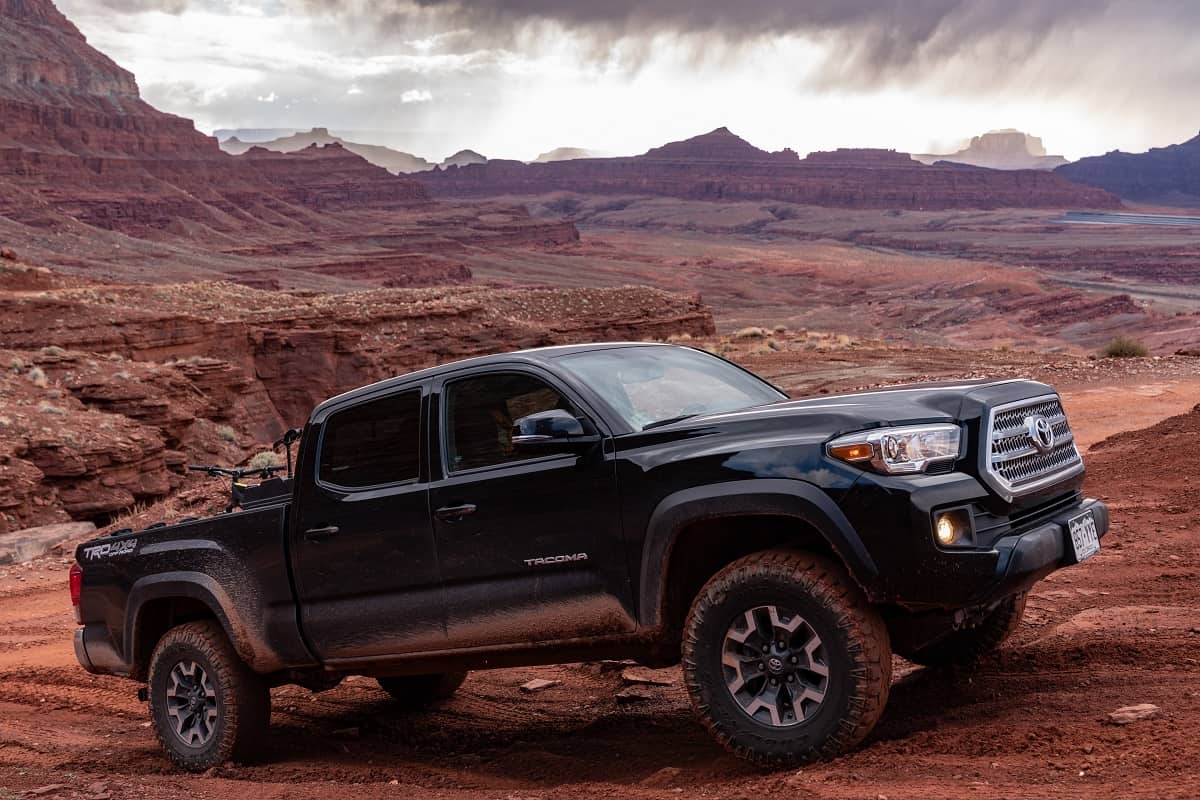How Do You Install Running Boards On A Toyota Tacoma - Toyota Tacoma explores the backroads of Moab, Utah