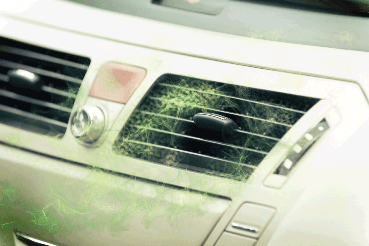 dirty air coming out from car ventilation system