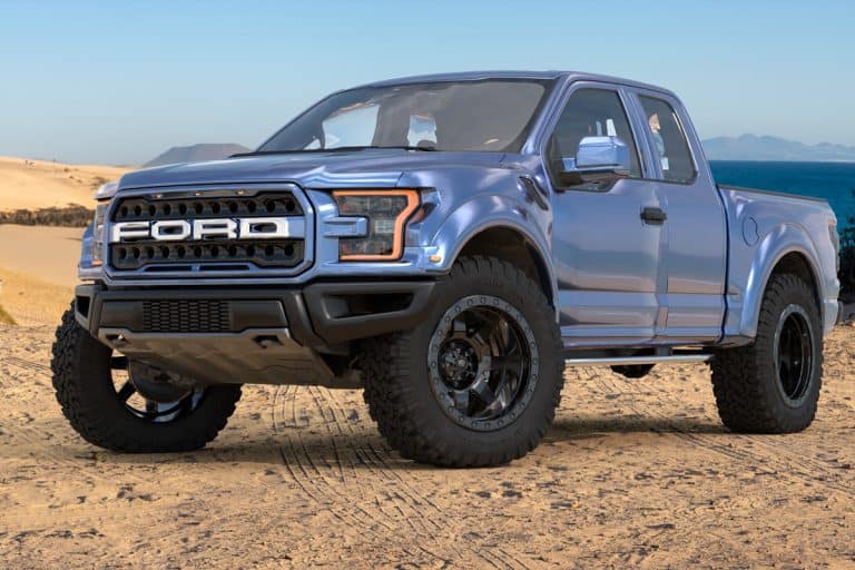 Ford F-150 - Most Extreme Production Truck On The Planet standing on a sand dune by the ocean, Ford F-150 Ecoboost Whistle Noise - Why And What To Do?