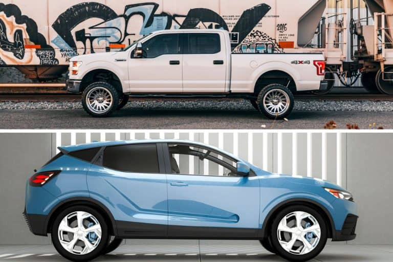 Generic modern SUV car in concrete garage. Car design is generic and not based on any real model or brand. - Truck Vs SUV: Which Is Best For You?