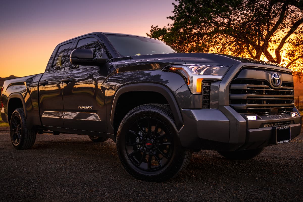 2022 Toyota Tundra SR5 double cab car during sunset