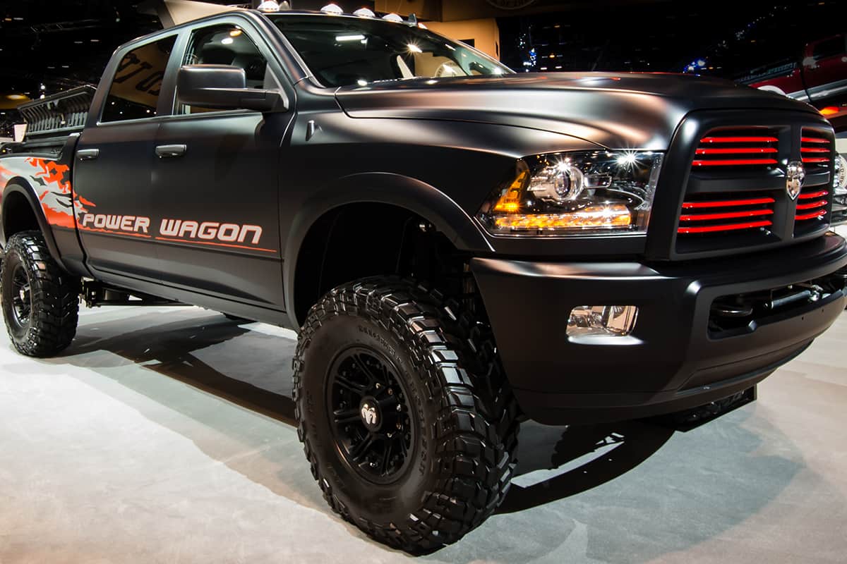 Dodge Ram Power Wagon on display at the Chicago auto show