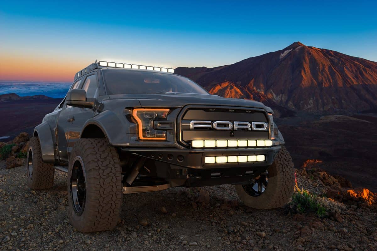 Ford F-150 Raptor - Most Extreme Production Truck On The Planet while driving in extreme off-road
