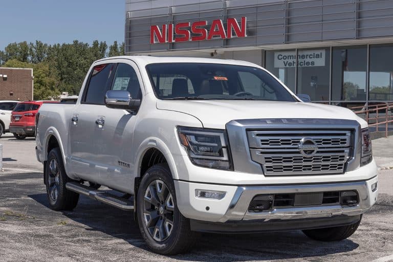 A Nissan Titan display at a dealership, Which Trucks Have 6 Seats?