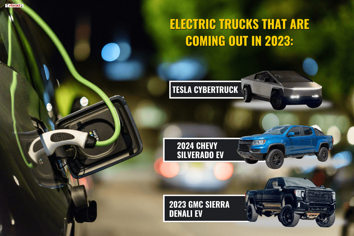 Electric car photo with blurry background, Are There Any Electric Trucks Available In 2023?