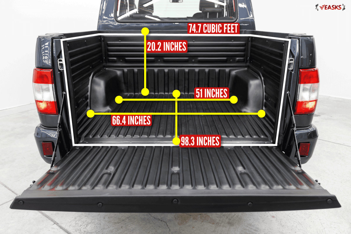 8 inches dodge ram pick up truck rear truck bed diameter diagram