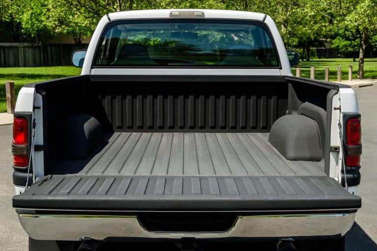white dodge ram pick car vehicle rear truck bed, Dodge Ram Truck Bed Size & Dimensions